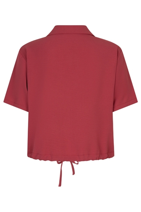 Lofty Manner roze dames blouse | Achteraanzicht