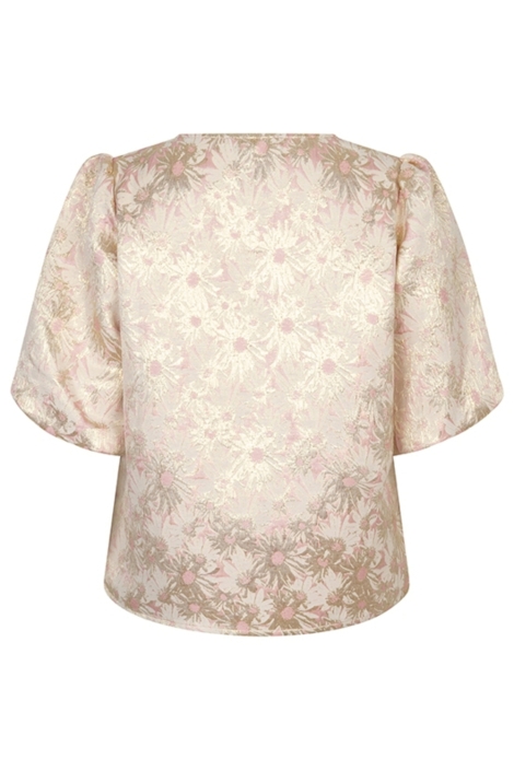 Lofty Manner roze dames t-shirt | Achteraanzicht