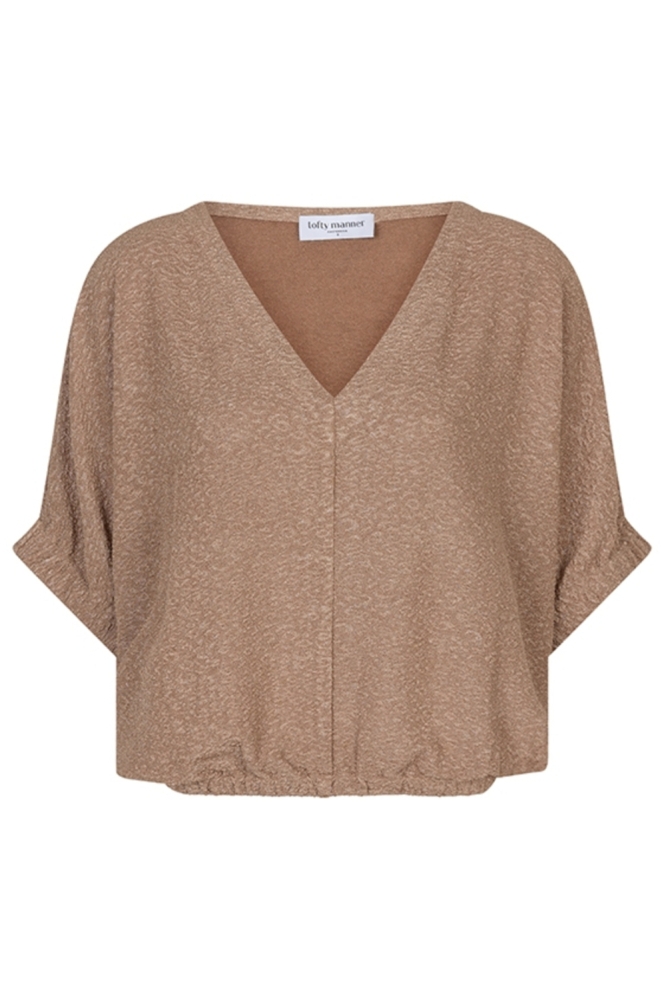 Lofty Manner gouden dames t-shirt | Vooraanzicht