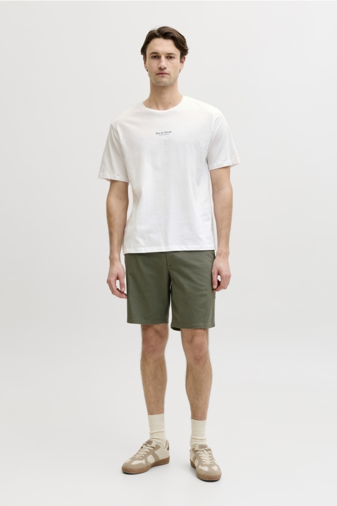 JJ Rebel witte heren t-shirt | Model