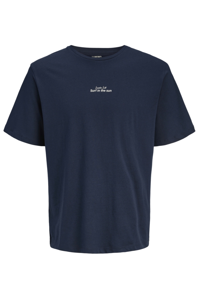 Jack & Jones blauwe heren t-shirt | Vooraanzicht