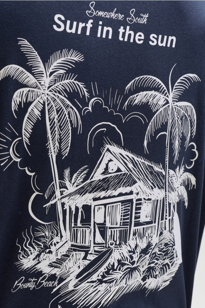 JJ Rebel blauwe heren t-shirt | Unique Selling Point