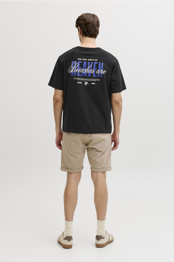JJ Rebel zwarte heren t-shirt | Model