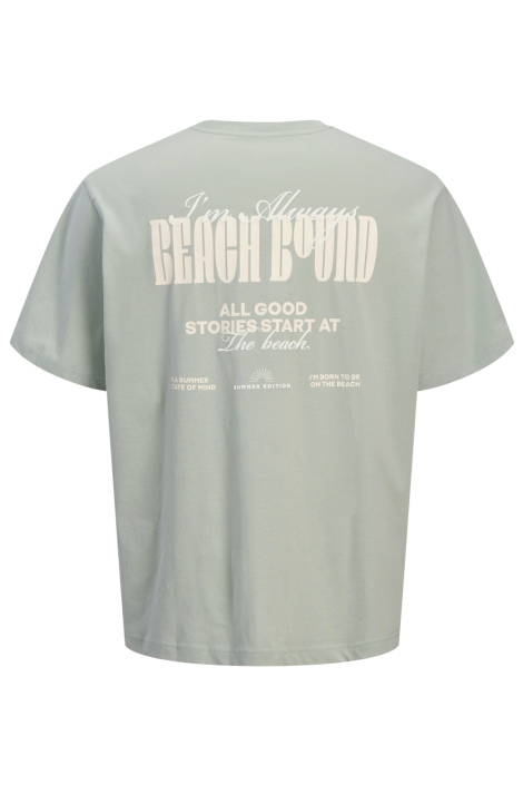 JJ Rebel groene heren t-shirt | Achteraanzicht
