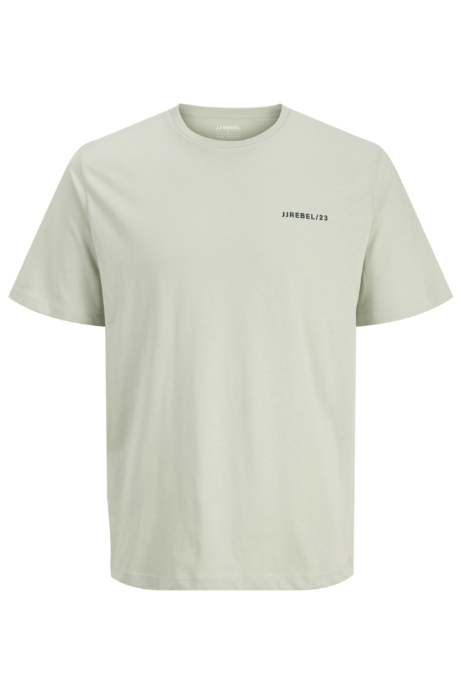 JJ Rebel groene heren t-shirt | Vooraanzicht
