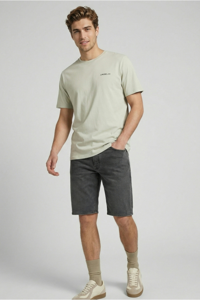 JJ Rebel groene heren t-shirt | Model