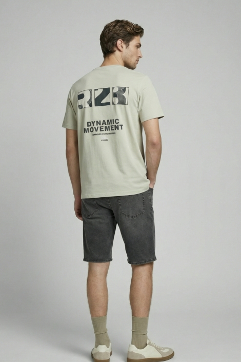 JJ Rebel groene heren t-shirt | Model