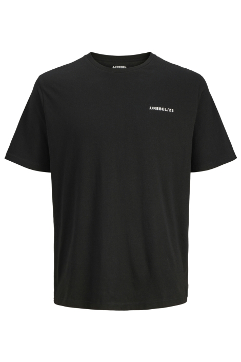 JJ Rebel zwarte heren t-shirt | Vooraanzicht