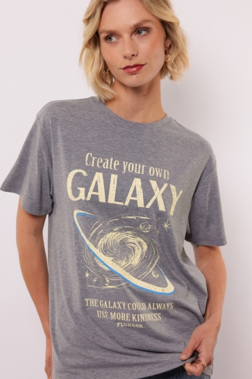 Fluresk T-shirt MOIRA T SHIRT 25WQF04 414 SHADOW GREY