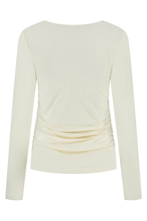 Lady Day ecru dames t-shirt | Achteraanzicht