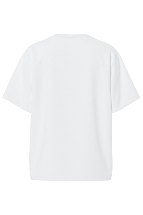 Pieces witte dames t-shirt | Achteraanzicht