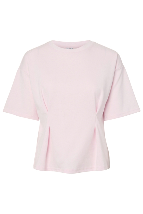 Pieces roze dames t-shirt | Vooraanzicht
