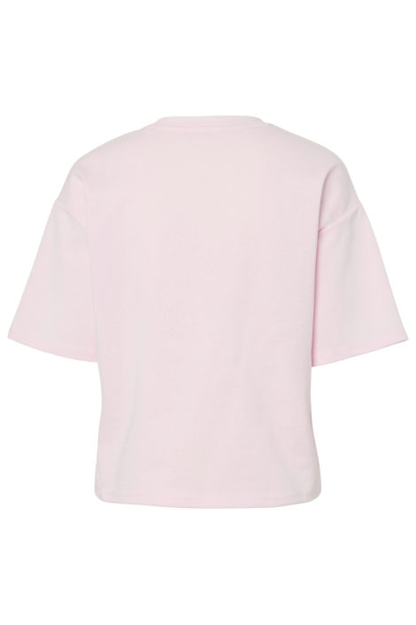 Pieces roze dames t-shirt | Achteraanzicht