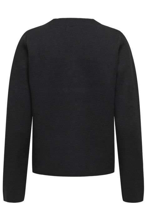 Only zwarte dames vest | Achteraanzicht