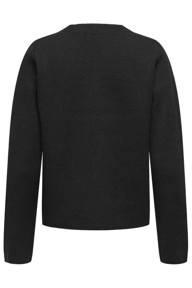 Only zwarte dames vest | Achteraanzicht