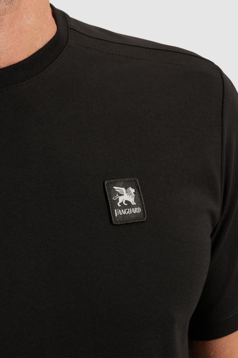 Vanguard zwarte heren t-shirt | Close up