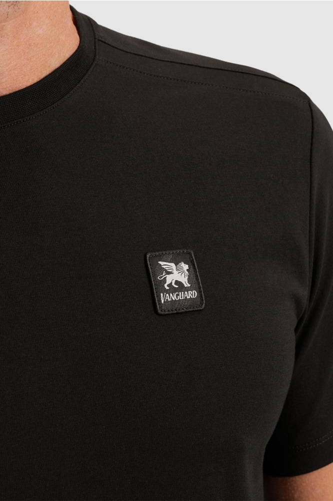 Vanguard zwarte heren t-shirt | Close up