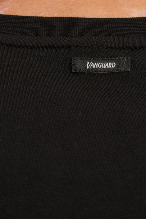Vanguard zwarte heren t-shirt | Kleurstaal