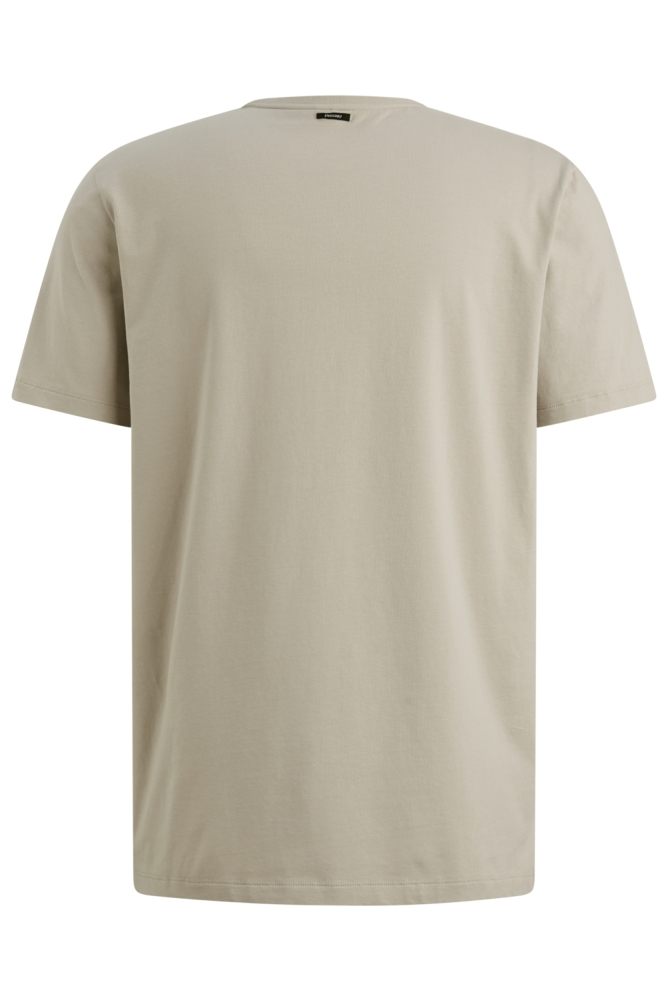 Vanguard beige heren t-shirt | Achteraanzicht