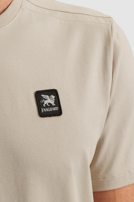 Vanguard beige heren t-shirt | Close up