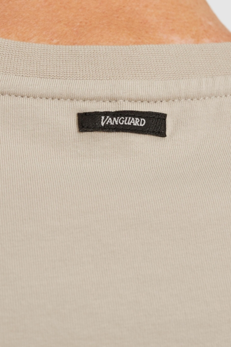 Vanguard beige heren t-shirt | Kleurstaal