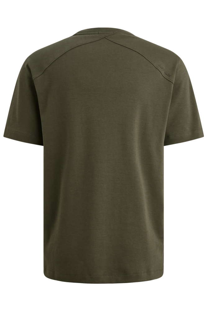 Cast Iron groene heren t-shirt | Achteraanzicht