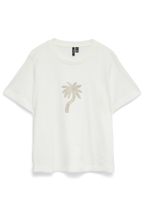 Vero Moda witte dames t-shirt | Vooraanzicht
