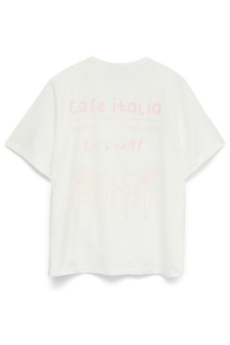 Vero Moda witte dames t-shirt | Achteraanzicht