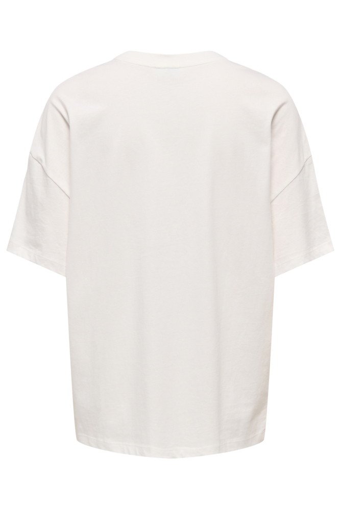 Jacqueline de Yong witte dames t-shirt | Achteraanzicht