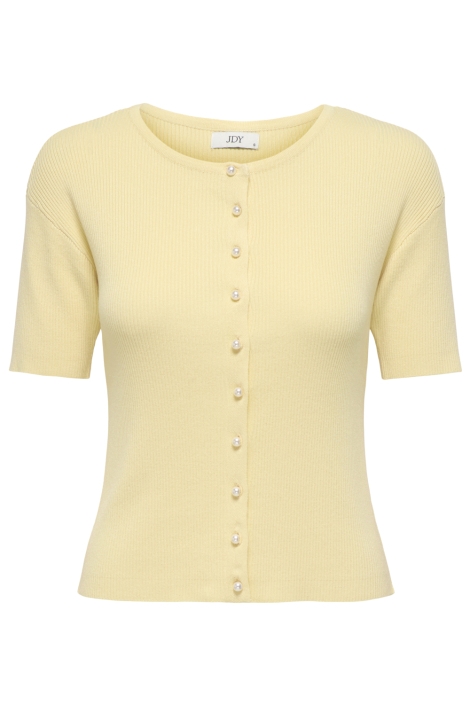 Jacqueline de Yong gele dames vest | Vooraanzicht