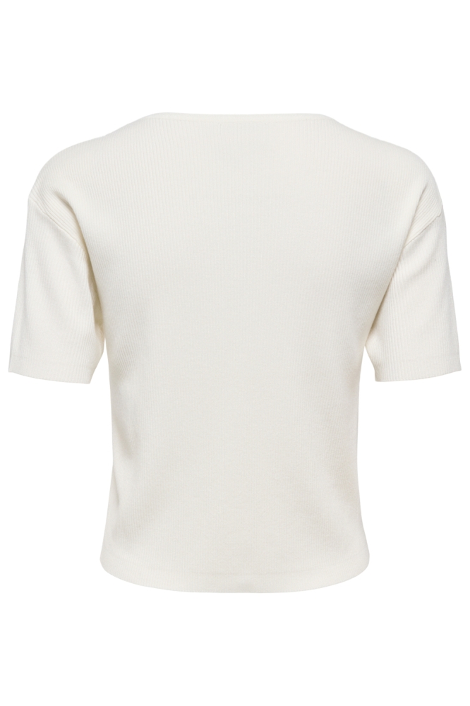 Jacqueline de Yong witte dames vest | Achteraanzicht