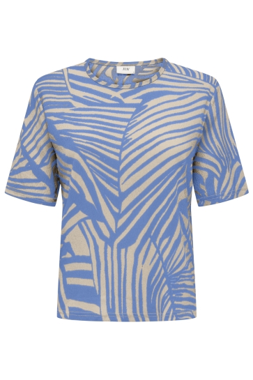 Jacqueline de Yong T-shirt JDYDEBBIE SS TOP JRS 15352944 Sandshell/PROVEMCE TROPE