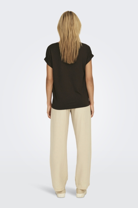 Only bruine dames t-shirt | Model