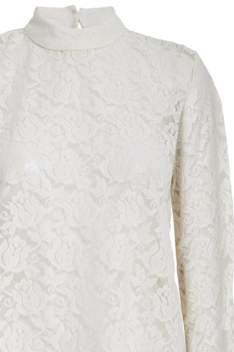 Peppercorn ecru dames t-shirt | Close up