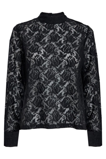 Peppercorn LORNA LACE TOP PC8533 9000 BLACK