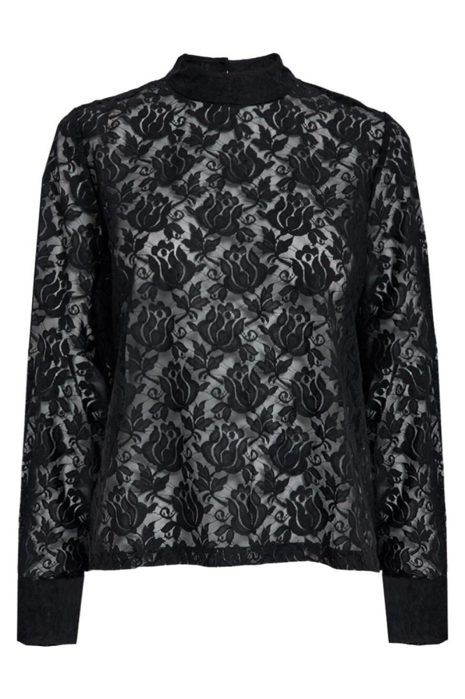 Peppercorn zwarte dames t-shirt | Vooraanzicht