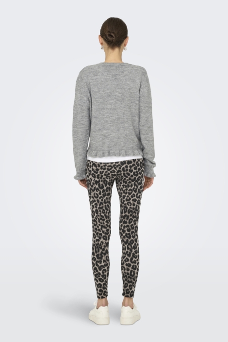 Jacqueline de Yong grijze dames vest | Model