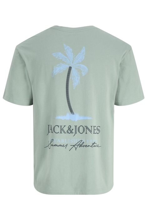 Jack & Jones groene heren t-shirt | Achteraanzicht