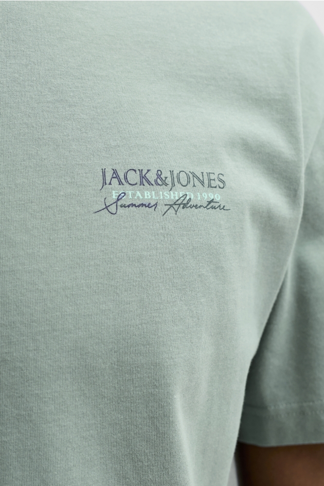 Jack & Jones groene heren t-shirt | Kleurstaal