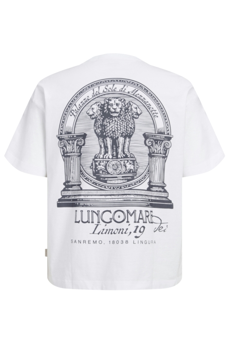 Jack & Jones witte heren t-shirt | Achteraanzicht