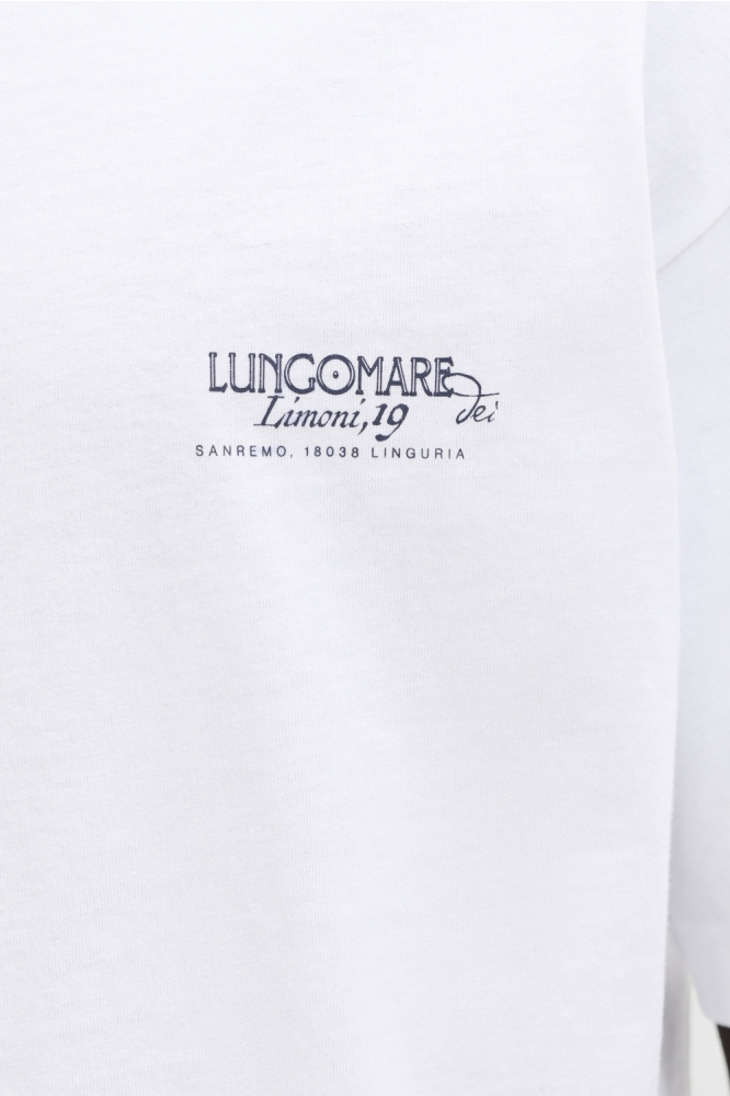 Jack & Jones witte heren t-shirt | Close up