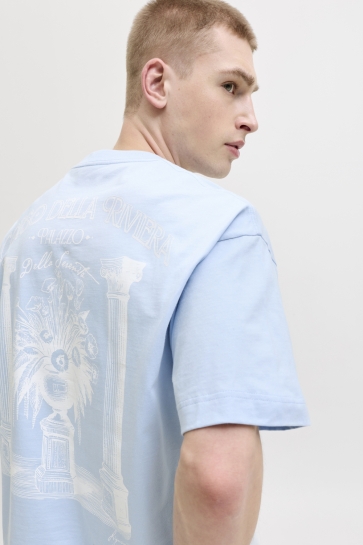 Jack & Jones jorcotedazur mono back tee ss cn ln Blauw