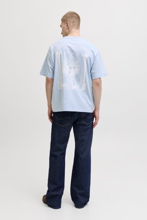 Jack & Jones blauwe heren t-shirt | Model