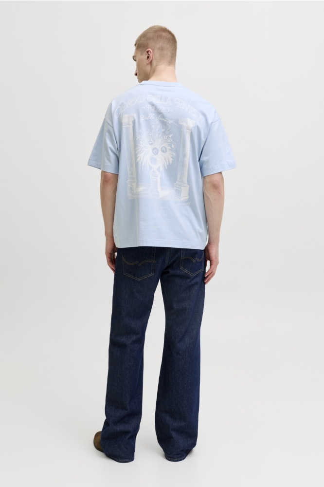 Jack & Jones blauwe heren t-shirt | Model