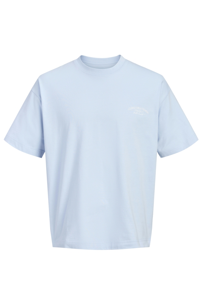 Jack & Jones blauwe heren t-shirt | Vooraanzicht
