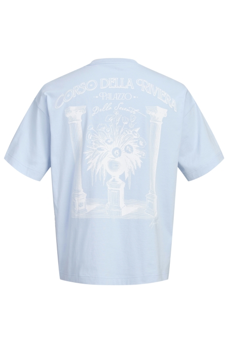 Jack & Jones blauwe heren t-shirt | Achteraanzicht