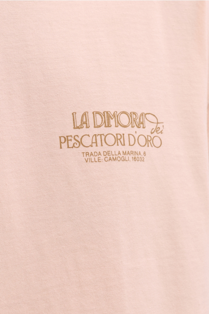 Jack & Jones roze heren t-shirt | Close up