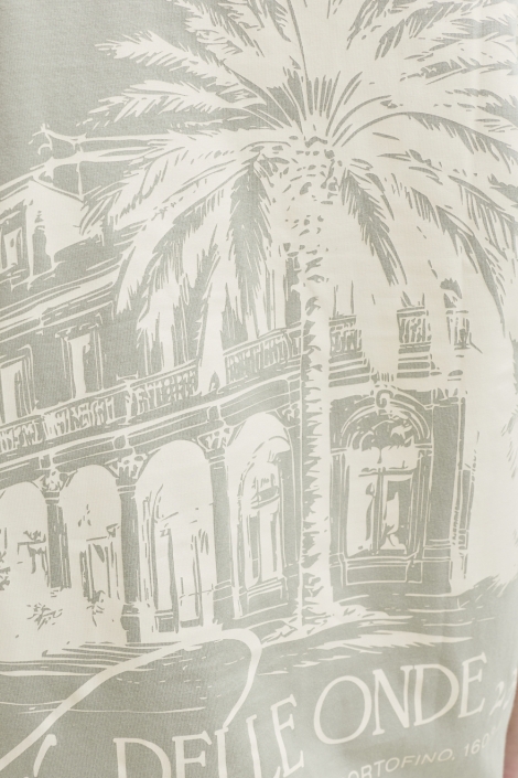 Jack & Jones groene heren t-shirt | Close up