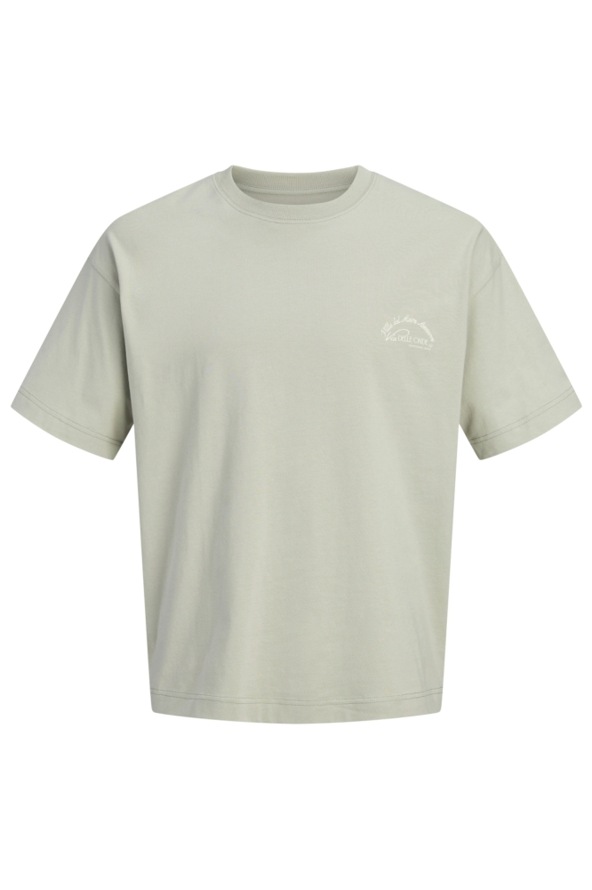 Jack & Jones groene heren t-shirt | Vooraanzicht