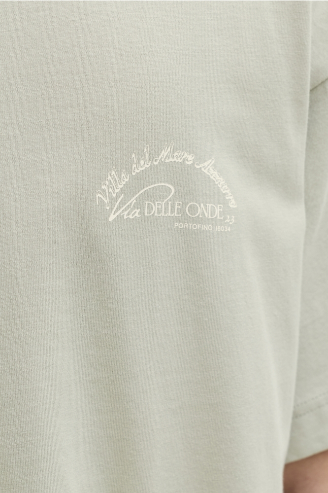 Jack & Jones groene heren t-shirt | Close up